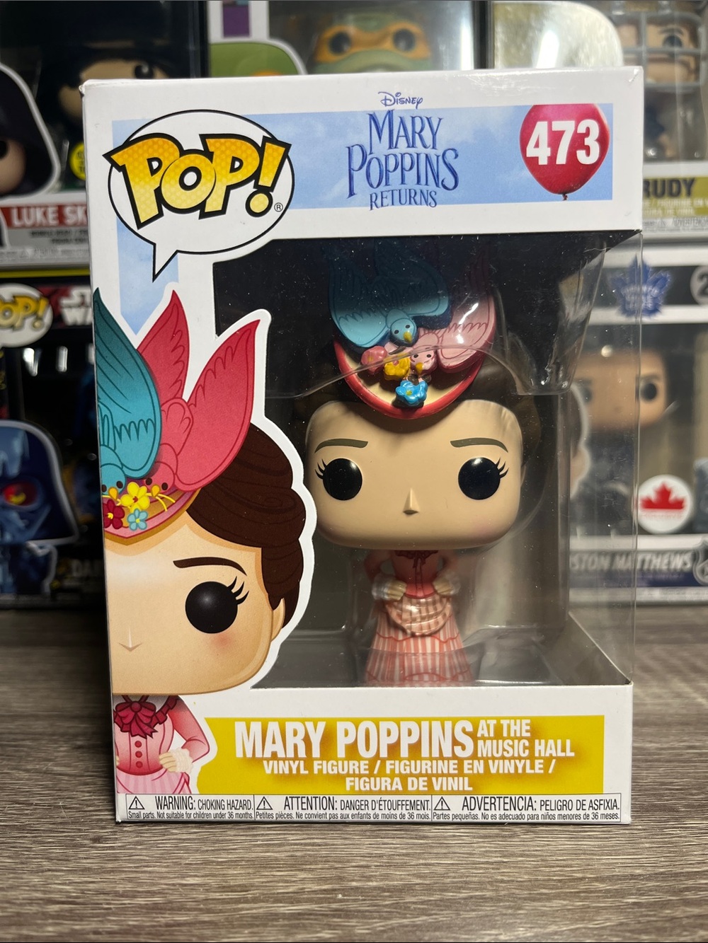 Funko Mary Poppins At The Music Hall Pop! Figure - Pink, Blue, Red
